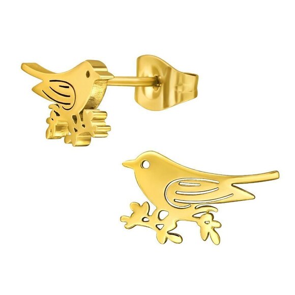 Stainless Steel Bird Studs. - Picture 1 of 10